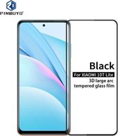 Voor Geschikt voor Xiaomi Mi 10T Lite PINWUYO 9H 3D gebogen volledig scherm explosieveilige gehard glasfilm (zwart)