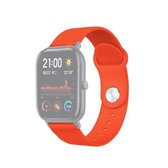 20 mm voor Huami Amazfit GTS siliconen vervangende horlogeband (oranje)