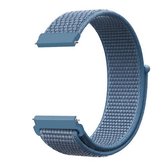 Voor Samsung Galaxy Watch 42 mm eenvoudige nylon gevlochten riem (Cape Cod-blauw)