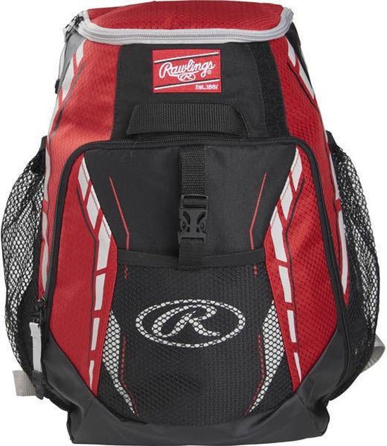 Foto: Rawlings r400 jeugd honkbalrugzak rood