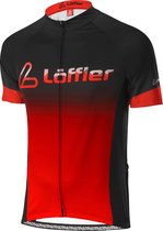 Löffler Fietsshirt Messenger Heren Polyester/elastaan Rood Maat 58