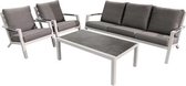 Buitengewoon Boet - Drancy - Sofa Loungeset - Grey - Aluminium