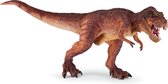 Speelfiguur - Dinosaurus - Rennende T-Rex - Bruin