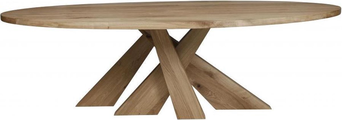 ABC Kantoormeubelen Vergadertafel Boston breed 220CM diep 120CM bladkleur Zand Matlak