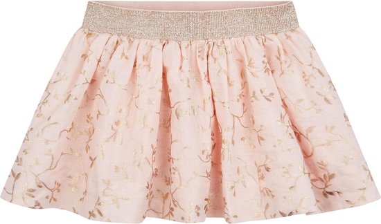 Saisha skirt 32 AOP golden foil flower Pink: 92/2yr