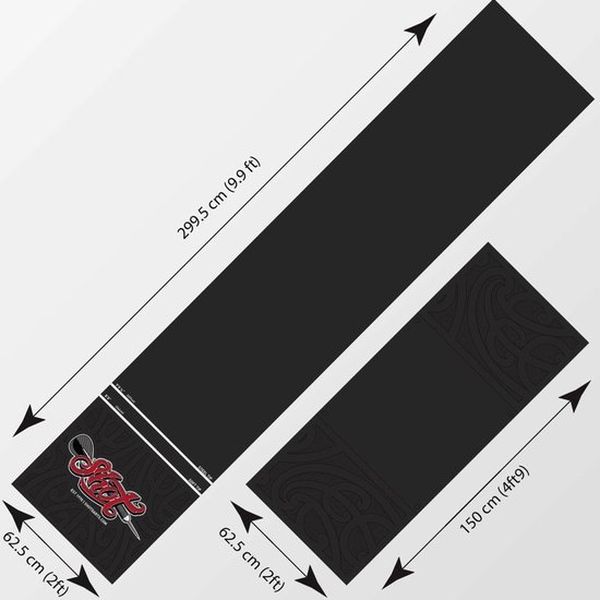 Shot T-Mat Floor Protection 300x60 cm - Dartmat van Shot! — afbeelding 5