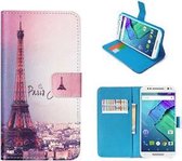 Motorola X Style Hoesje Wallet Case Parijs
