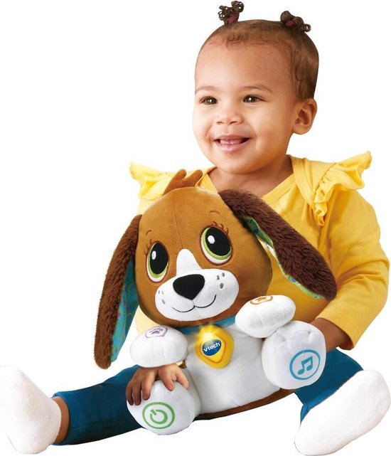 VTech Baby Praat & Leer Puppyvriendje - Educatief Babyspeelgoed - Tellen, Dieren en Emoties - Speelgoed Van 1 tot 5 Jaar - VTech