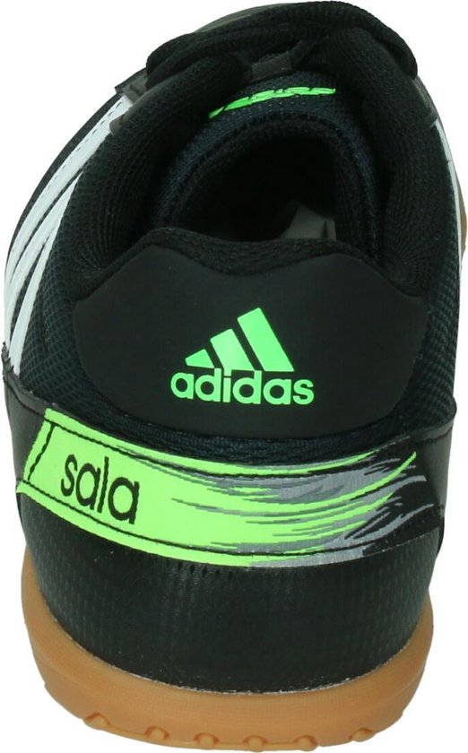 adidas Super Sala Sportschoenen - Maat 44 2/3 - Mannen - zwart/ wit/ groen - adidas
