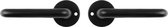 Starx Deurklink Zwart – Deurbeslag – Deurkruk met Rond – Rozet – Blind – Deurklink Coupe