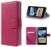 Huawei Y530 Hoesje Wallet Case Roze