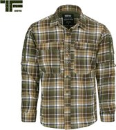 TF-2215 - TF-2215 flannel Contractor shirt (kleur: Brown/Groen / maat: XXXL)