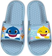 Pinkfong Badslippers Baby Shark Junior Lichtblauw Rubber Mt 24/25