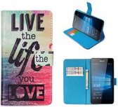 Microsoft Lumia 850 Hoesje Wallet Case Life