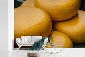 Behang - Fotobehang Kaas - Gouda - Nederland - Breedte 525 cm x hoogte 350 cm