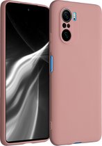kwmobile telefoonhoesje voor Xiaomi Poco F3 - Hoesje voor smartphone - Back cover in winter roze