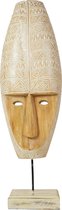 Ornament op voet jodar - 80 cm houtgesneden masker
