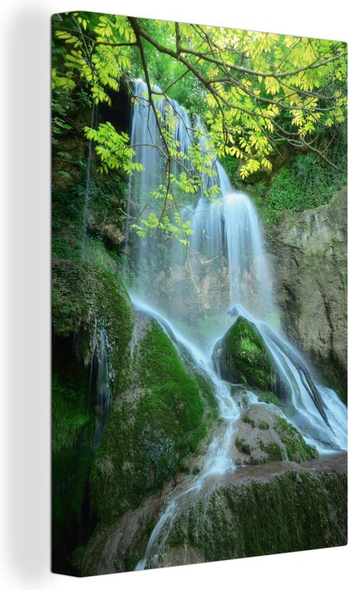 Krushuna waterfall Europe de l' Est toile 40x60 cm - Tirage photo sur toile (Décoration murale salon / chambre)
