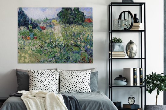 Peintures sur toile - Marguerite Gachet dans le jardin - Vincent van Gogh - 120x90 cm - Art Décoration murale