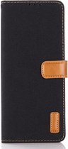 Sony Xperia 1 III Hoesje Jeans Portemonnee Book Case Zwart