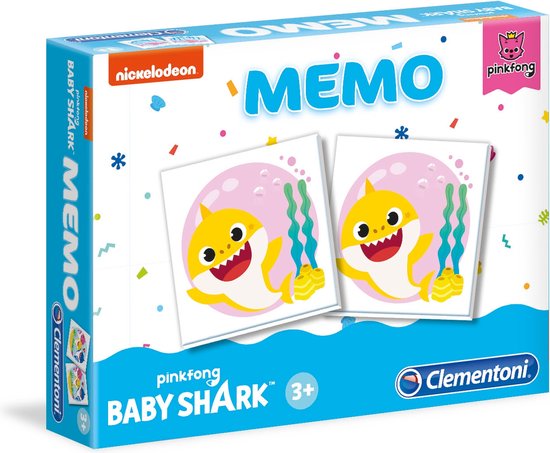 Boek: Clementoni Memory Pocket Baby Shark Junior 20 X 15 Cm 48-delig, geschreven door Clementoni