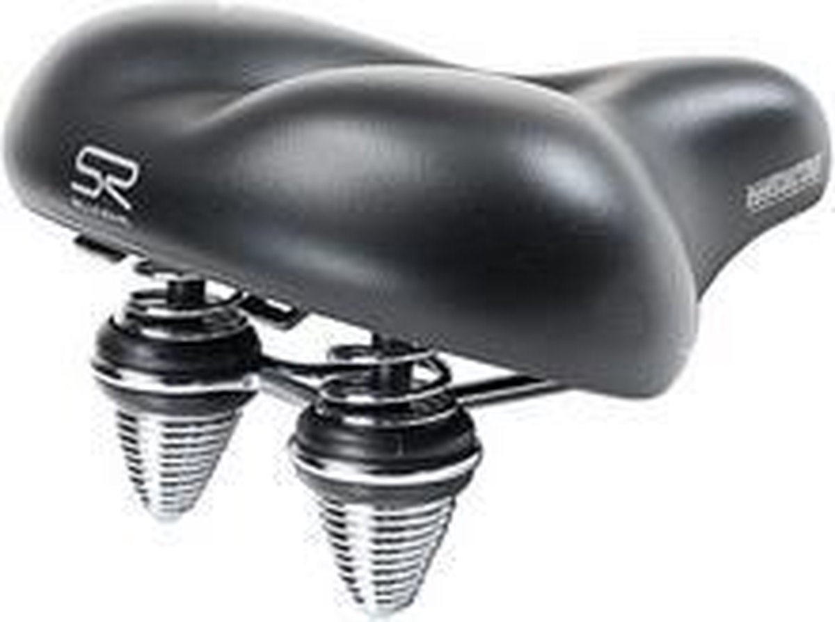 Selle SR Royal Urban Royalgel Noire – Unisexe, Confort, Vélo Cyclotourisme
