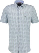Lerros Overhemd Stretch Overhemd Met Korte Mouwen 2132437 442 Mannen Maat - XL