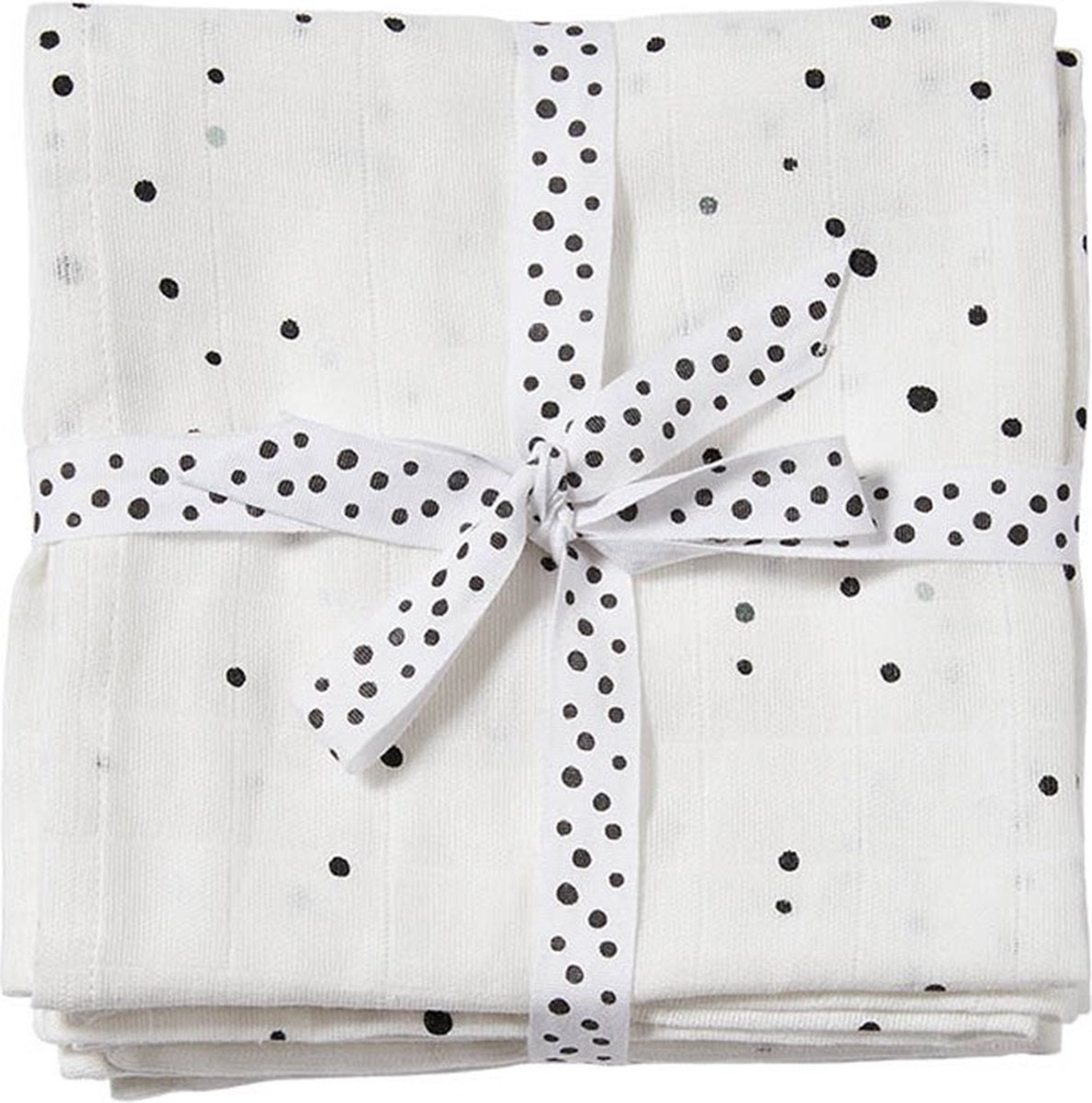 Goedkoopste Done By Deer set 2 hydrofiele doeken 120 x 120cm | Dreamy Dots White