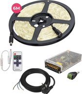 Lagiba 12V waterdichte LED strip - 600 cm - 4000K - 86.4 Watt