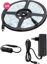 Lagiba 12V waterdichte LED strip - 200 cm - 6500K - 9.6 Watt