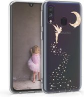 kwmobile telefoonhoesje voor Samsung Galaxy A40 - Hoesje voor smartphone - Glitterfee design