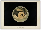 The Planet Mars, Étienne Léopold Trouvelot - Foto op Akoestisch paneel - 200 x 150 cm
