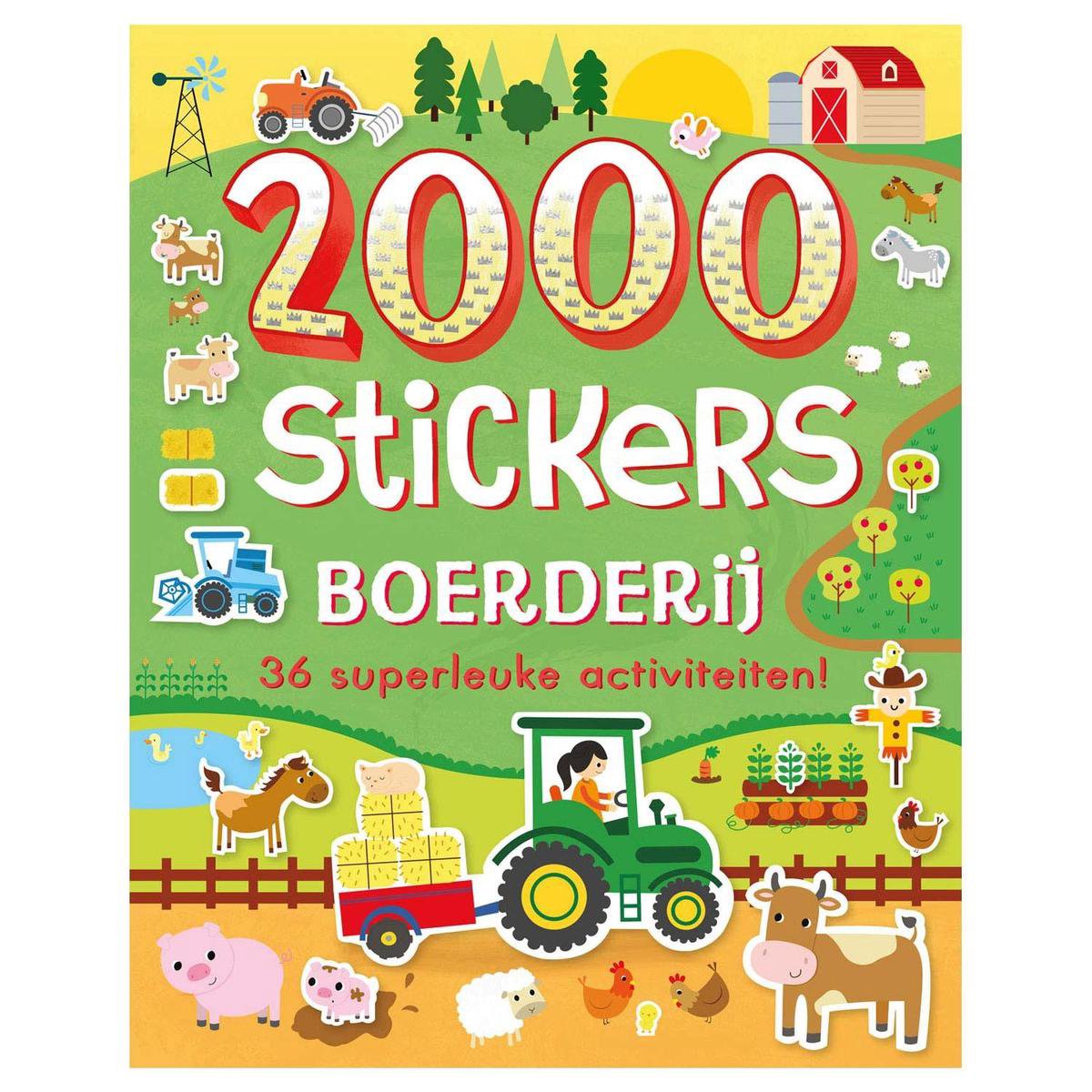 2000 stickers Boerderij, Diverse auteurs | 9781527019713 | Boeken | bol.com