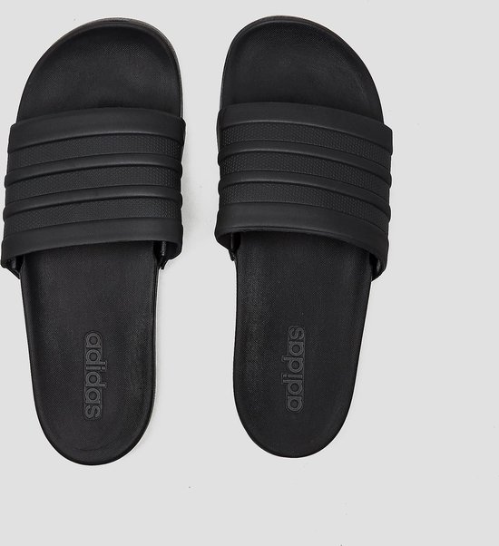 adidas CF Adilette Plus Mono Slippers Volwassenen - Black - Maat 48.5 |  bol.com