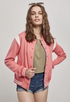 Urban Classics College jacket -4XL- Inset Sweat Roze