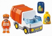 PLAYMOBIL 1.2.3 Vuilniswagen - 6774