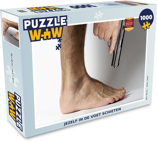 Puzzel Jezelf in de voet schieten - Legpuzzel - Puzzel 1000 stukjes  volwassenen | bol.com