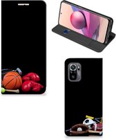 Bookcover Ontwerpen Xiaomi Redmi Note 10S | 10 4G | Poco M5s Smart Cover Voetbal, Tennis, Boxing…