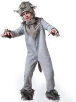 Costume Bébé Loup Gris – Cagoule + Queue + Combinaison | Déguisement Animal Doux Pour Carnaval, Halloween & Journée Du Livre
