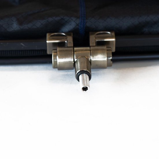 JVS Commercial Keepnet - Leefnet 3m Lang - 50x50cm - Fijne Maas - Metalen Knikstuk - Zwart van Merkloos — afbeelding 2