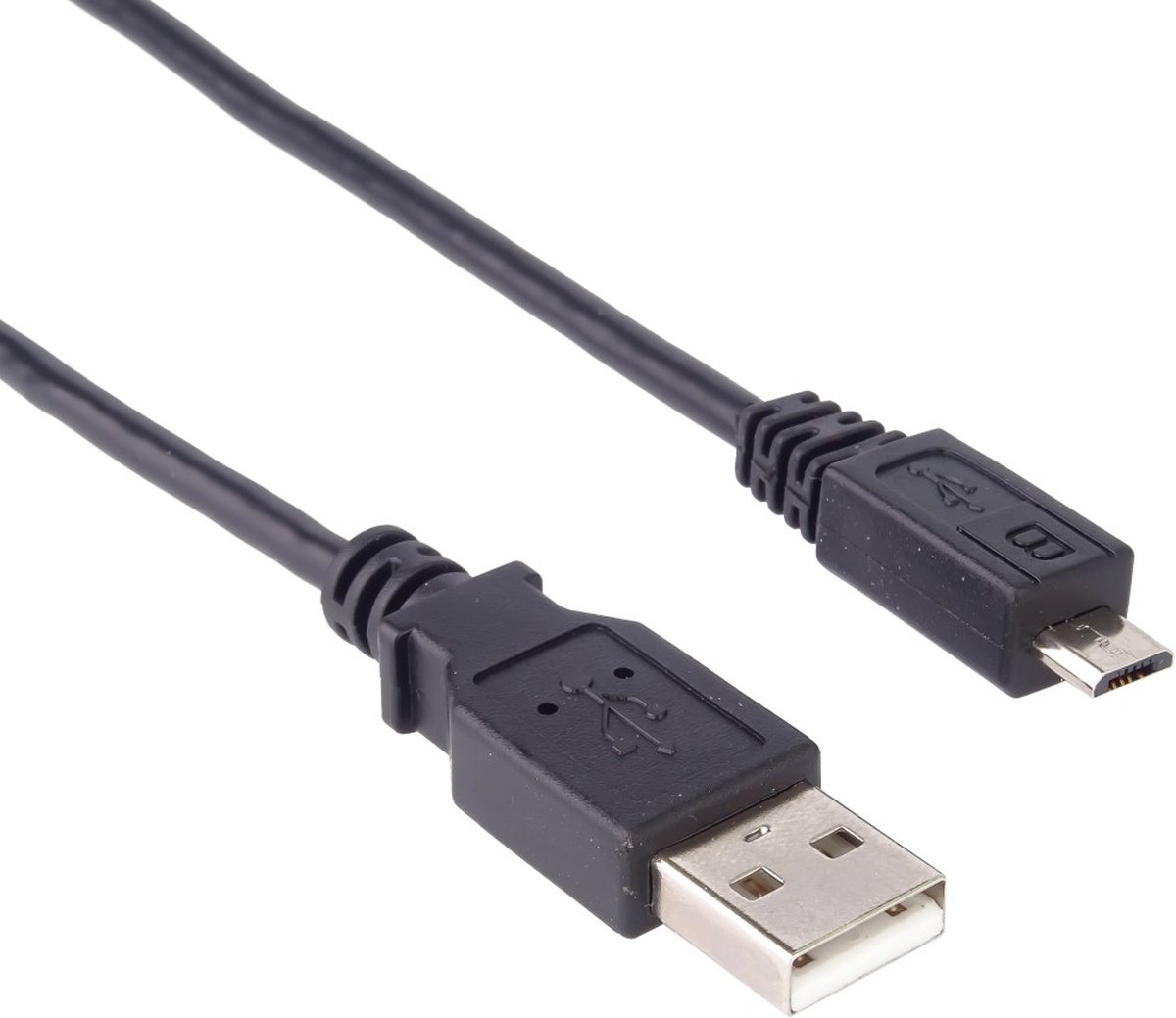 PremiumCord KU2M2F USB-kabel USB 2.0 2 m USB A Mini-USB B Zwart