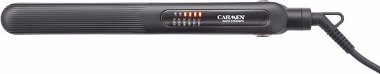 Carmen CR3200 - Stijltang - ION technologie - LED display - 6 warmtestanden - Zwart - Carmen