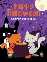 Happy Halloween Coloring Book For Kid