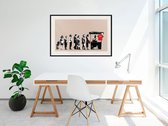 Artgeist - Schilderij - Banksy: Festival - Multicolor - 60 X 40 Cm