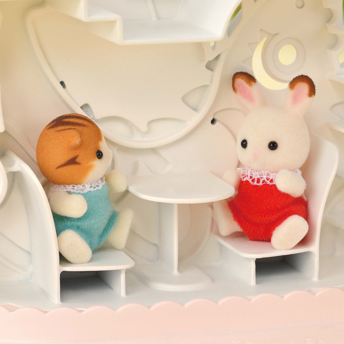 Sylvanian Families 5537 baby pretpark- schommelschip- raket- reuzenrad- kasteel- 3 babyfiguren — afbeelding 13