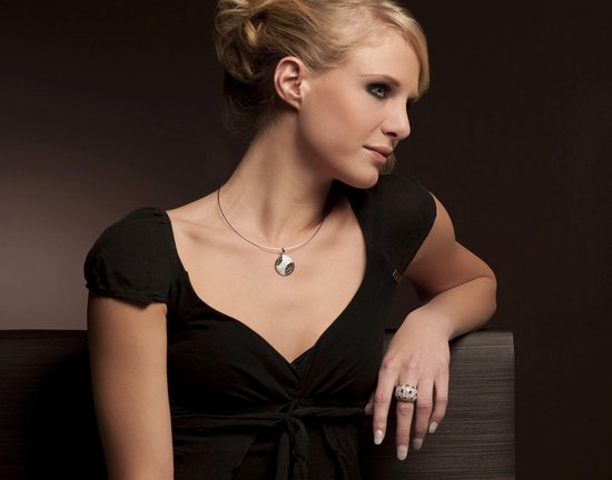 Orphelia PEN-299 - Catenina con pendente da donna con zirconia cubica