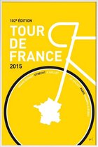 JUNIQE - Poster in kunststof lijst MY TOUR DE FRANCE MINIMAL POSTER