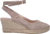 Fred de la Bretoniere 153010158 Espadrilles - Met Sleehak - Dames - Taupe - Maat 37