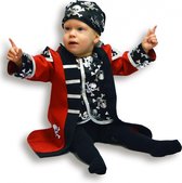 Rubie's Kostuum Piraat Jongens Polyester Rood/zwart Maat 86