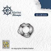 VCS003 Nellie Snellen Clear stamp maritiem - Marine boys - lifebuoy - stempel zwemband - reddingsband - zee - boot